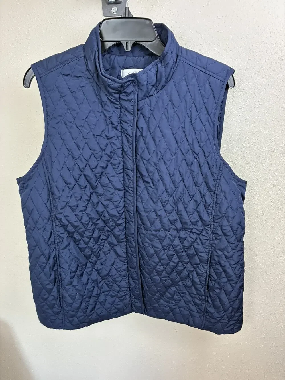 Croft & Barrow XL Blue Quilted Vest
